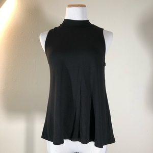 DONATED NWT Black turtleneck tank top